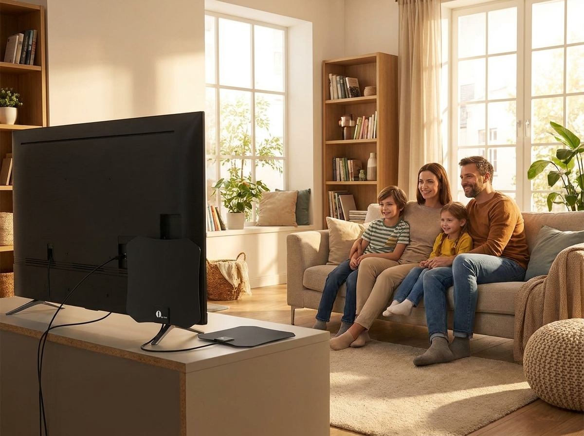 Indoor HDTV Satellite Antenna lifestyle