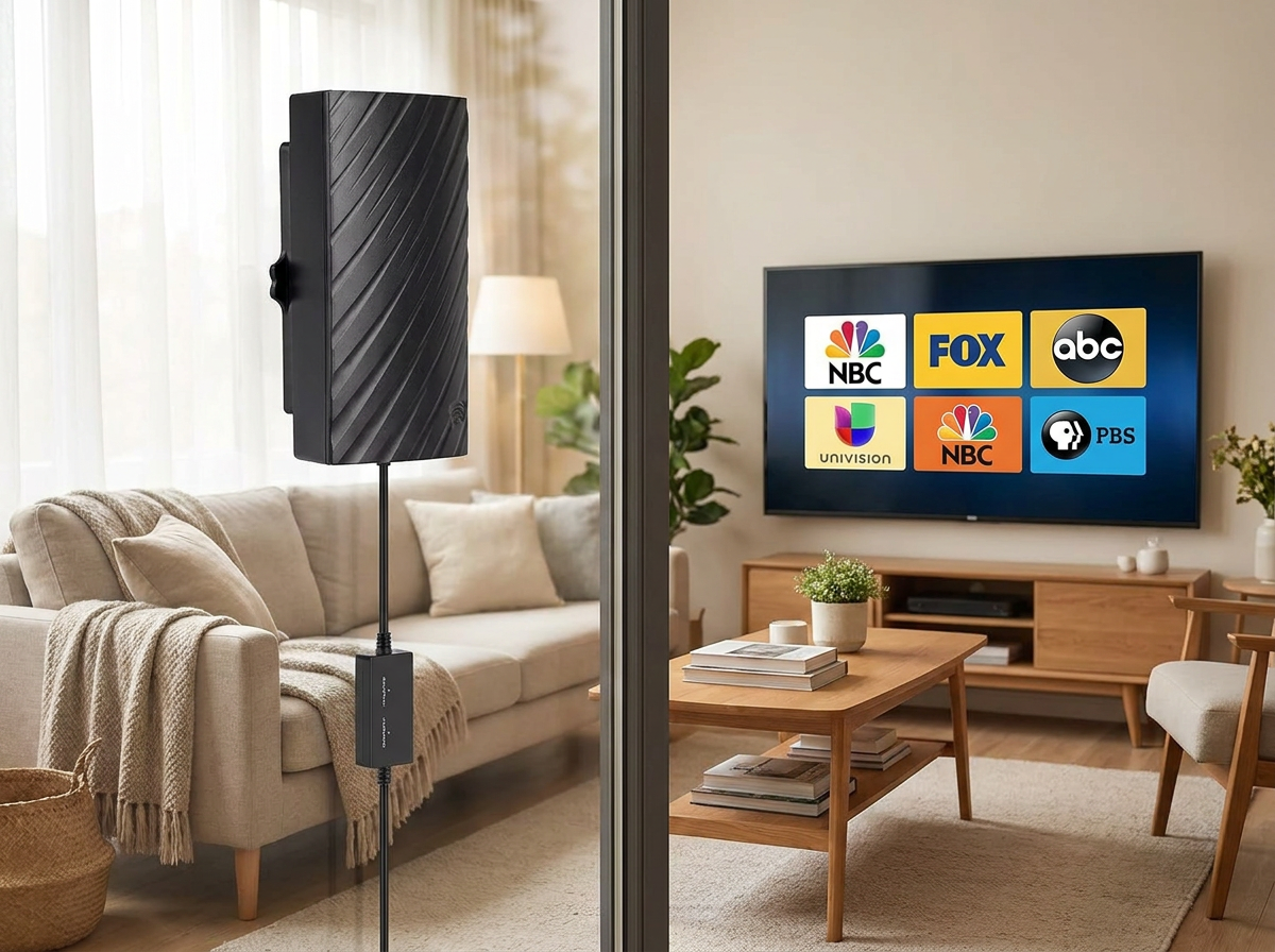 Long Range Indoor HDTV 4K Antenna lifestyle