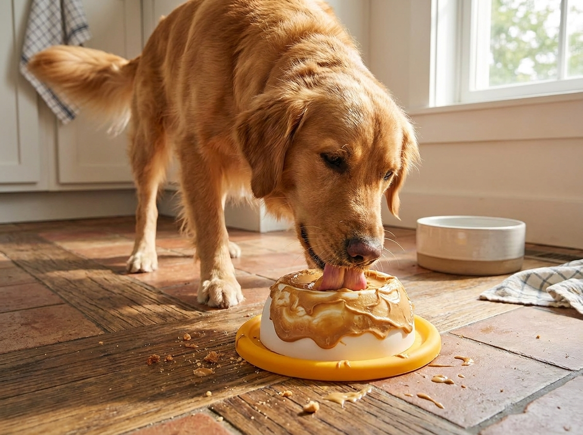 Slow Feeder Cat and Dog Lick Mat lifestyle