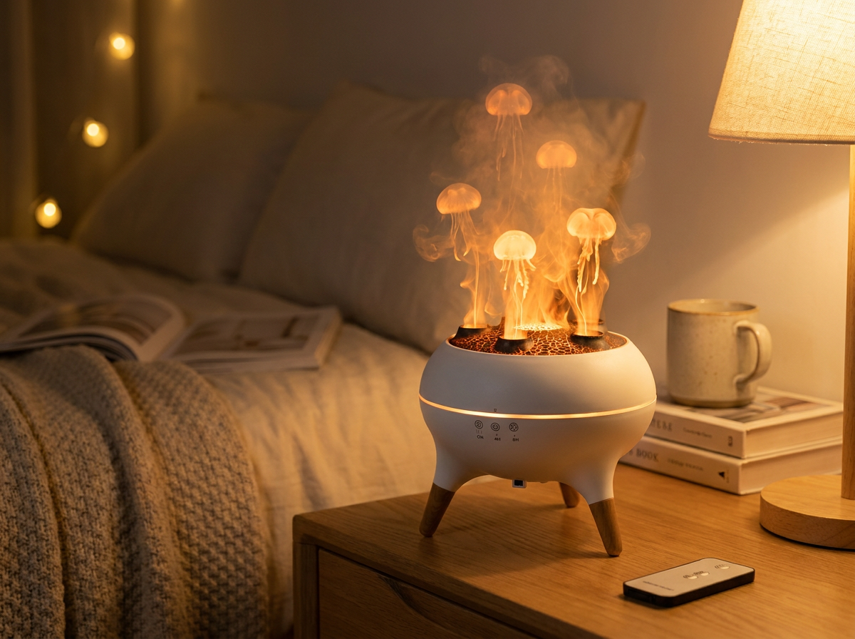 Dynamic Jellyfish Flame Aroma Diffuser lifestyle