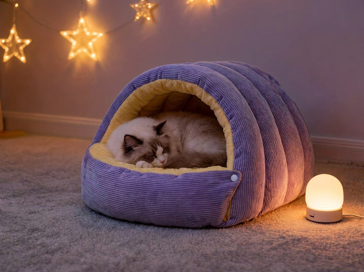 Cat Cave Bed lifestyle