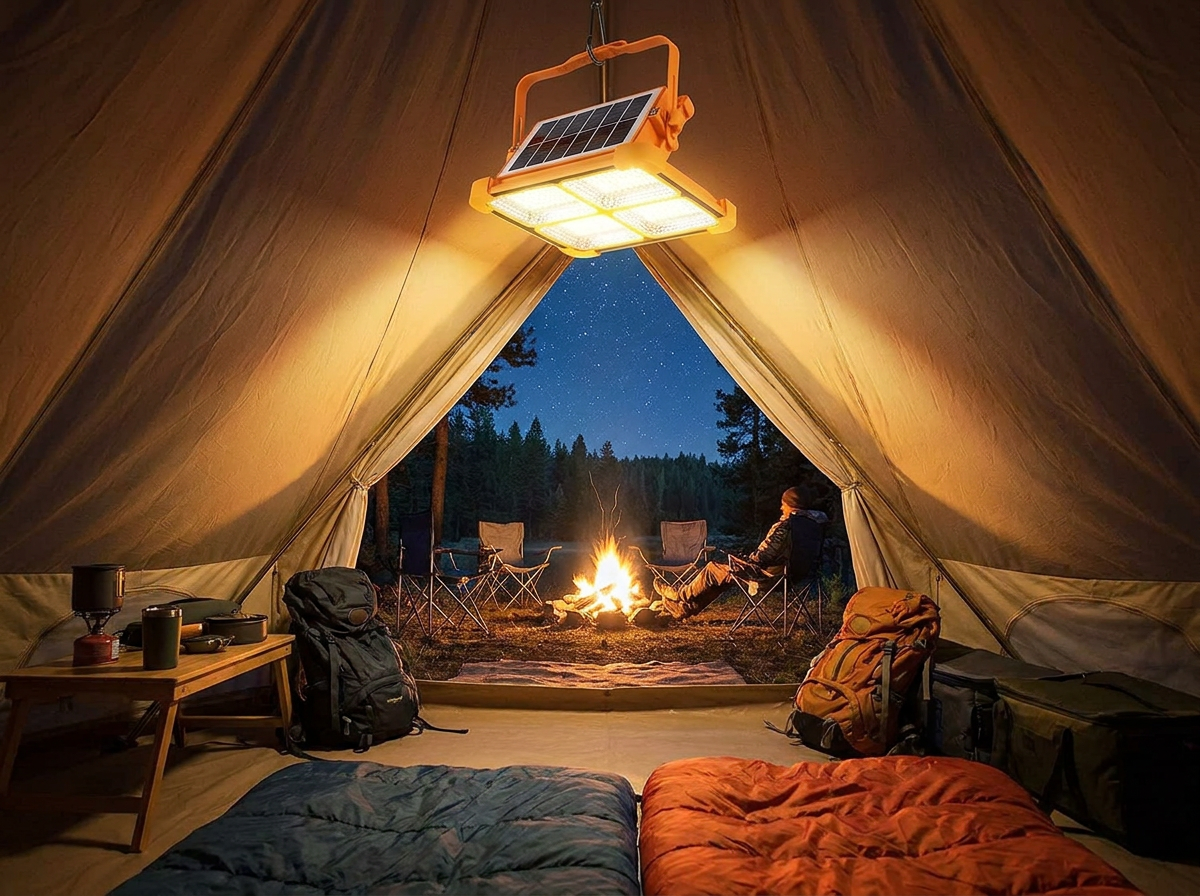 Solar Portable Camping Lamp lifestyle