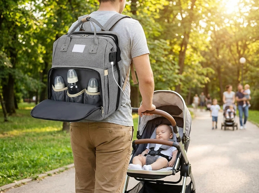 Baby Essentials Parent Backpack lifestyle