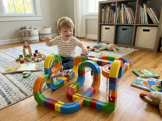 Magnetic Train Track Toy lifestyle