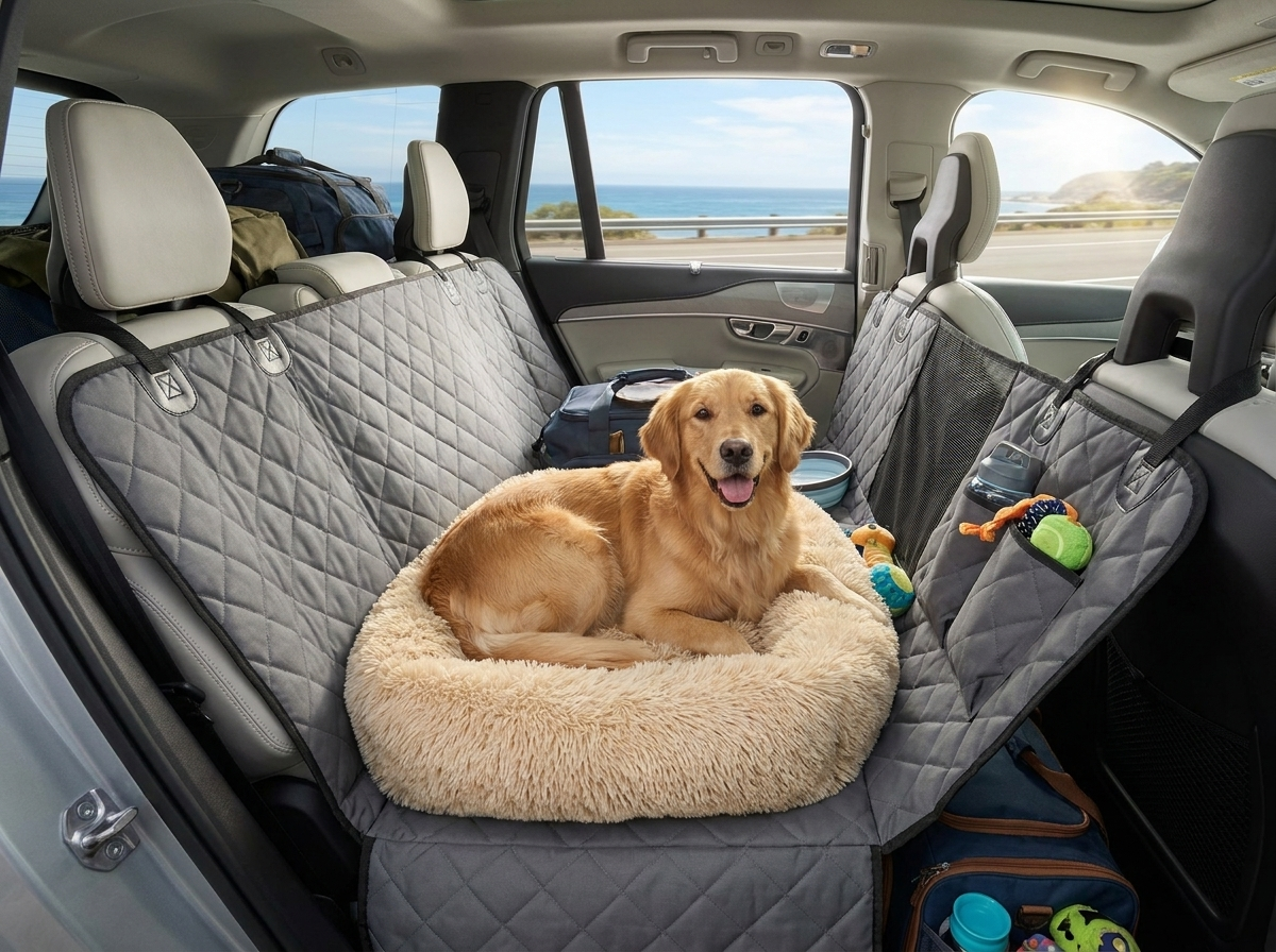 Protecting Dog Bed for Car lifestyle