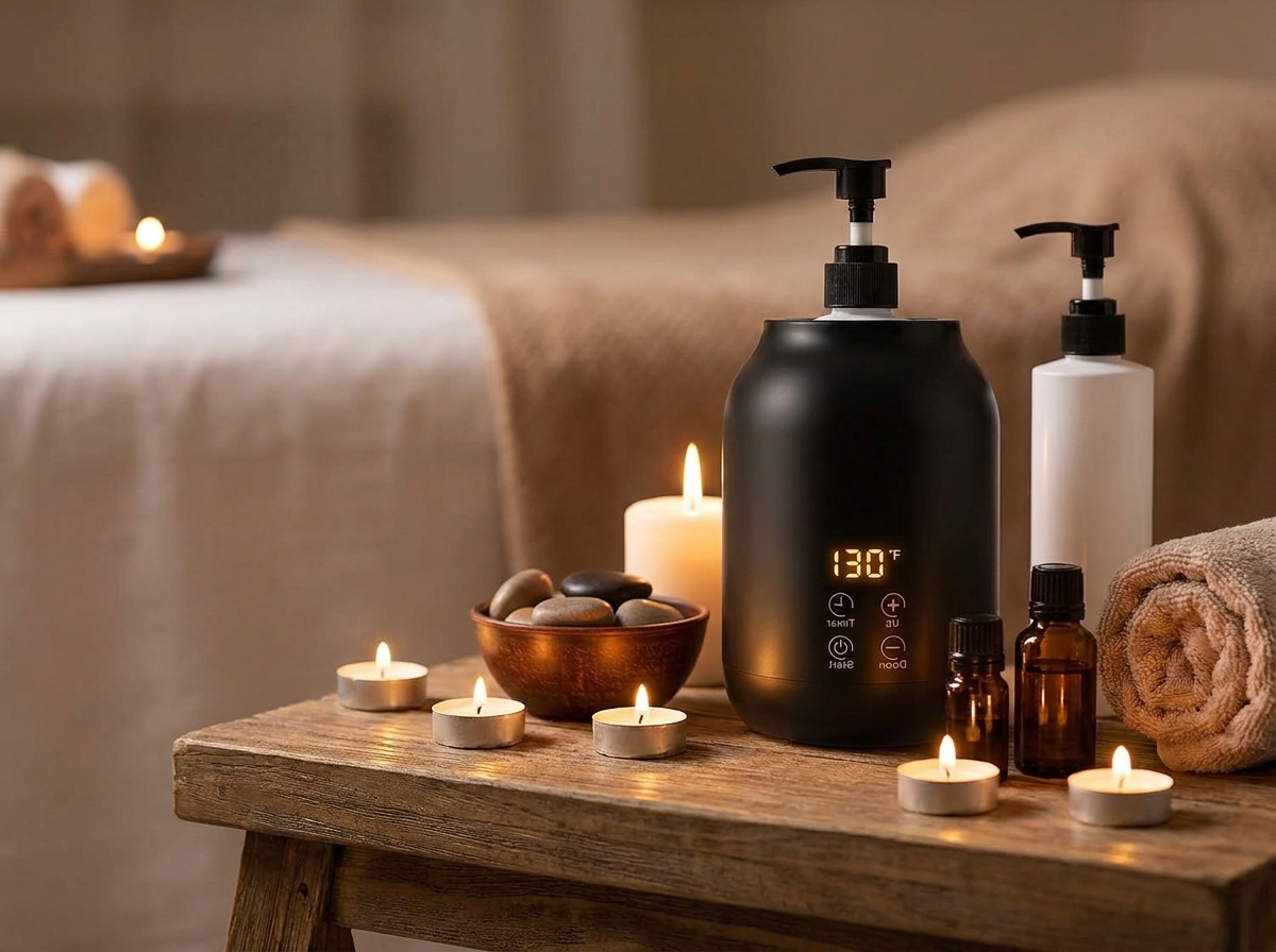 Massage Oil Warmer lifestyle