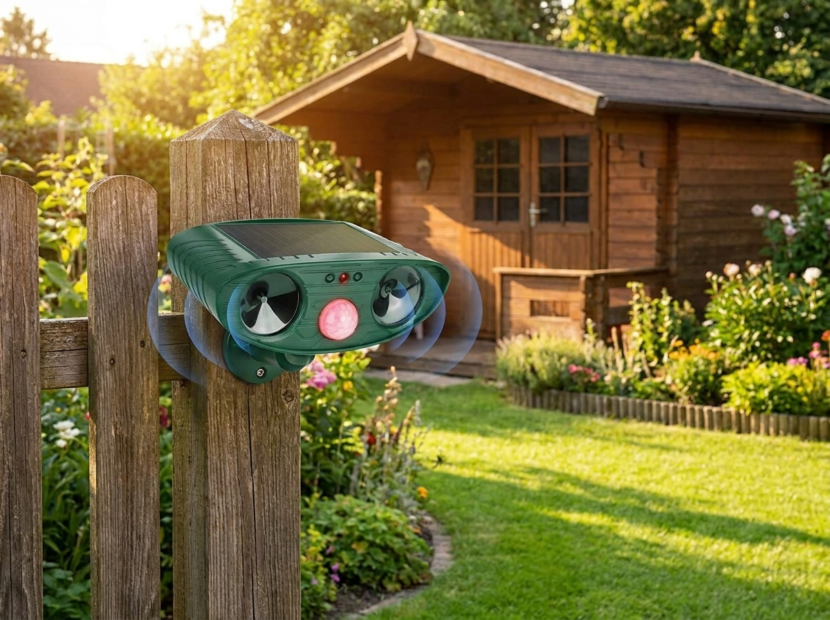 Ultrasonic Woodpecker Repellent lifestyle