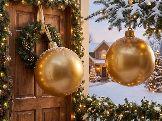 Inflatable Holiday Ball Decoration lifestyle