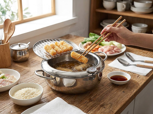 Japanese Deep Frying Pot lifestyle