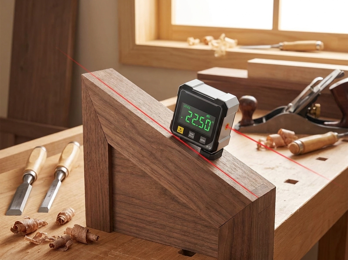 Digital Angle Gauge with Laser lifestyle