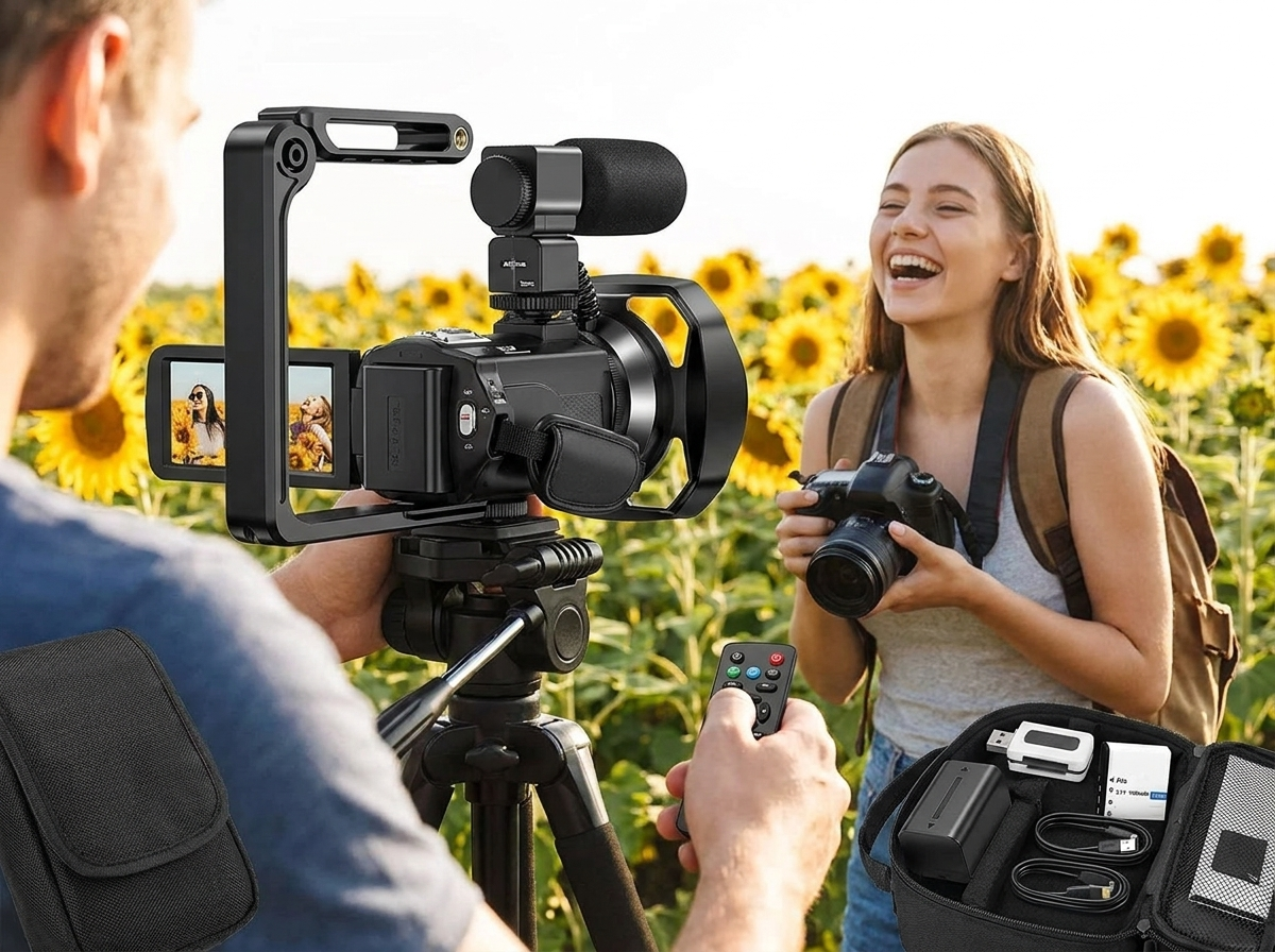4K Video Camera Camcorder YouTube Vlogging lifestyle