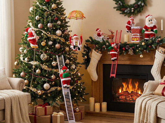 Climbing Santa Holiday Display Toy lifestyle