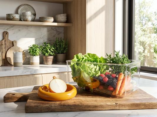 Fruit and Vegetable Fresh-Keep Storage Box lifestyle