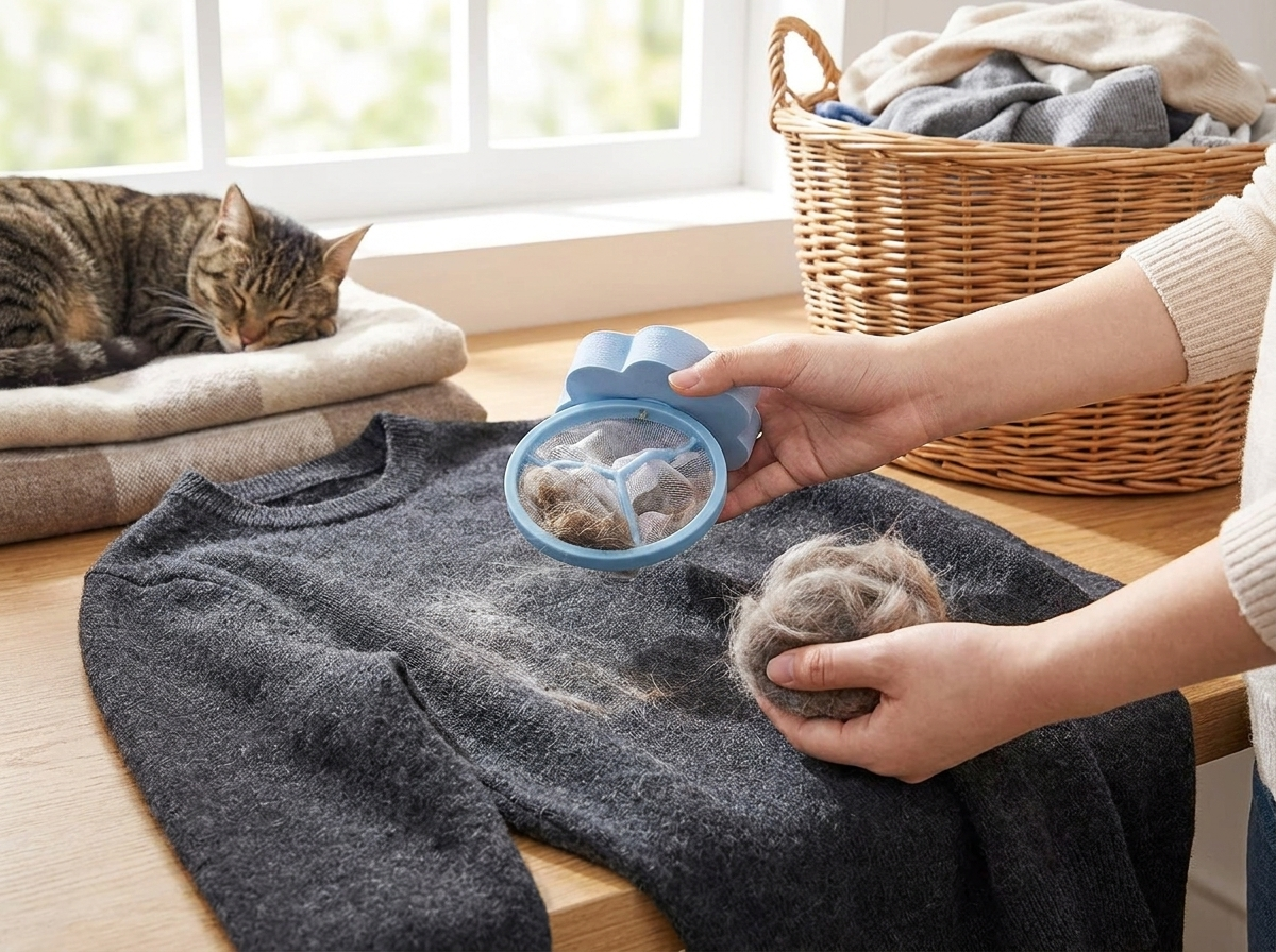 Laundry Lint and Fur Remover lifestyle