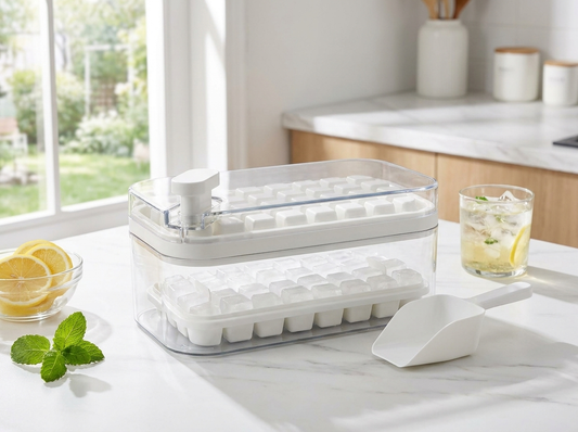 One-Click Ice Tray System lifestyle