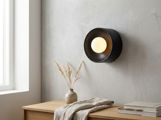 Nordic Modern Black Wall Lamp lifestyle
