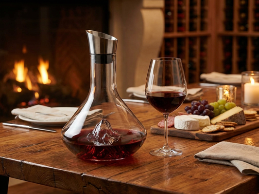 Crystal Glass Wine Decanter lifestyle