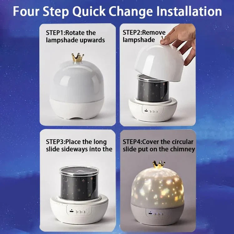 Children's Night Light and Ocean Projection Lamp