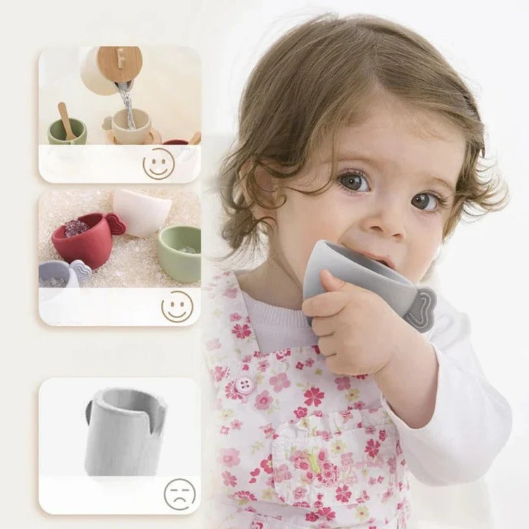 Children's Pretend Afternoon Tea Set With Tray