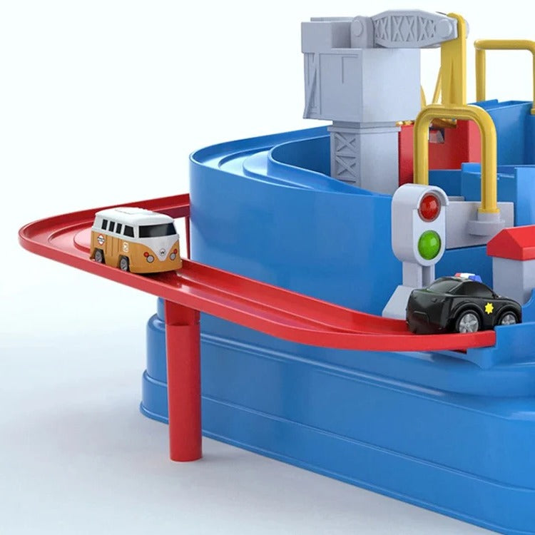 Children's Mechanical Vehicle Track Game